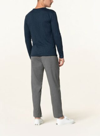 Stefan Brandt Elias Longsleeve Herren, Blau