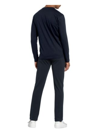 Stefan Brandt Enno Longsleeve Herren, Blau