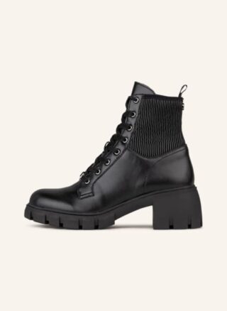 Steve Madden Highroller Schnürstiefeletten Damen, Schwarz