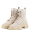 Steve Madden Tanker Schnürboots Damen, Beige