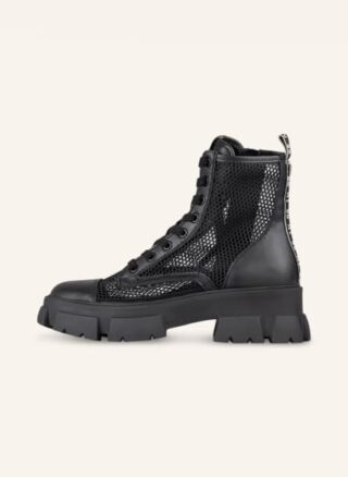 Steve Madden Trademark Schnürboots Damen, Schwarz