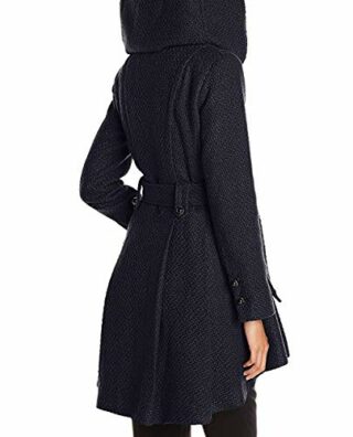 Steve Madden Wollmantel Damen, Schwarz