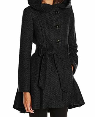 Steve Madden Wollmantel Damen, Schwarz