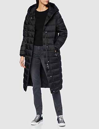 Street One 201510 Steppmantel Damen, Schwarz