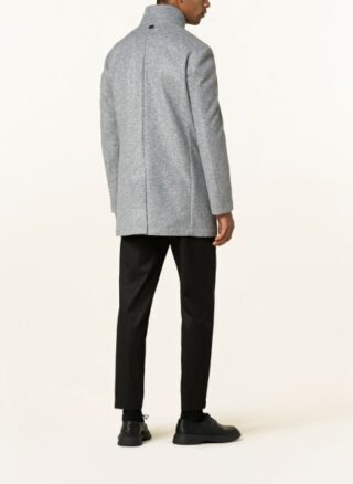 Strellson Finchley Stehkragenmantel Herren, Grau