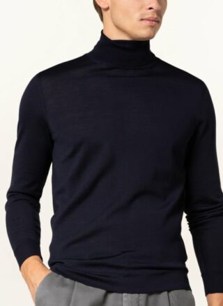 Strellson Marek Rollkragenpullover Herren, Blau