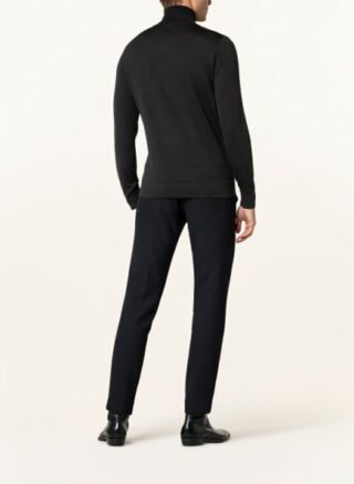 Strellson Marek Rollkragenpullover Herren, Schwarz