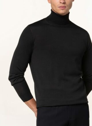 Strellson Marek Rollkragenpullover Herren, Schwarz