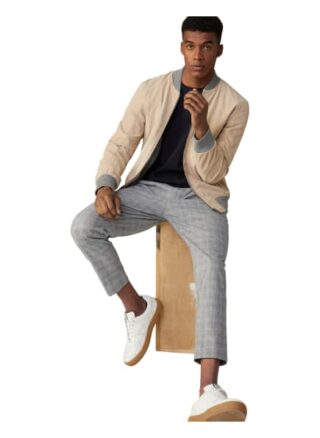 Strellson Melton Lederjacke Herren, Beige