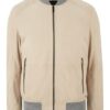 Strellson Melton Lederjacke Herren, Beige