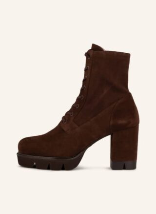 Stuart Weitzman Ande Schnürstiefeletten Damen, Braun