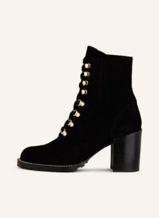 Stuart Weitzman Kolbie Schnürstiefeletten Damen, Schwarz