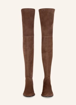 Stuart Weitzman Lowland Overknee-Stiefel Damen, Braun