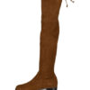 Stuart Weitzman Lowland Overknee-Stiefel Damen, Braun