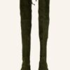 Stuart Weitzman Lowland Overknee-Stiefel Damen, Grün