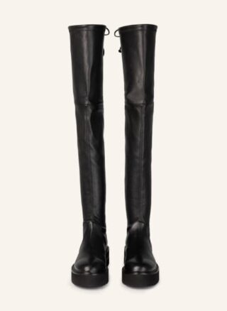 Stuart Weitzman Lowland Overknee-Stiefel Damen, Schwarz