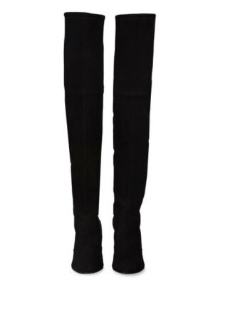 Stuart Weitzman Lowland Overknee-Stiefel Damen, Schwarz