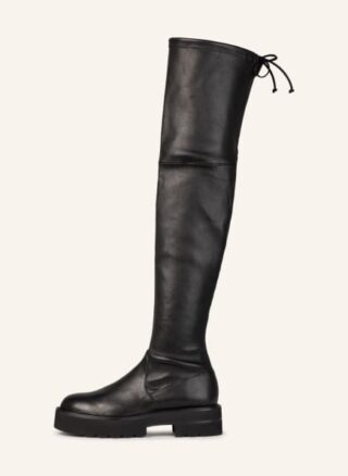Stuart Weitzman Lowland Overknee-Stiefel Damen, Schwarz