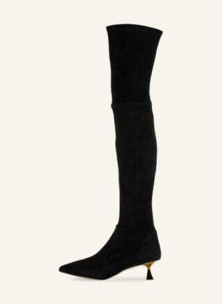 Stuart Weitzman Max 50 Overknee-Stiefel Damen, Schwarz