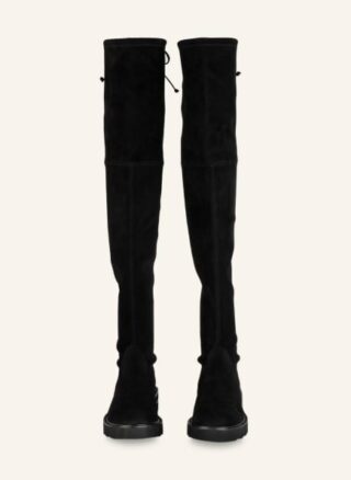 Stuart Weitzman Overknee-Stiefel Damen, Schwarz