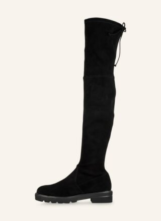 Stuart Weitzman Overknee-Stiefel Damen, Schwarz
