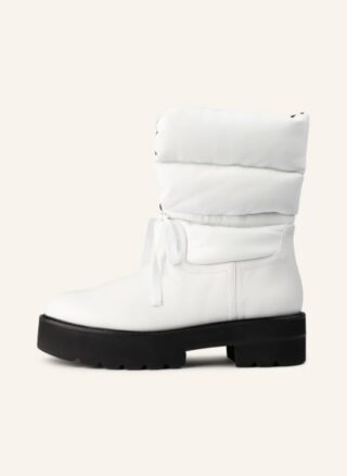 Stuart Weitzman Tyler Ultralift Plateau-Boots Damen, Weiß