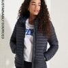 Superdry CORE DOWN Daunenjacke Damen, Blau