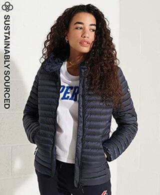 Superdry CORE DOWN Daunenjacke Damen, Blau