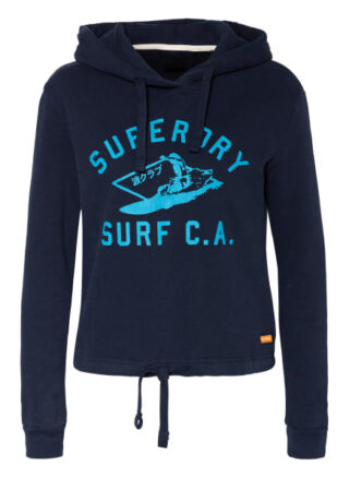 Superdry Cali Surf Hoodie Damen, Blau