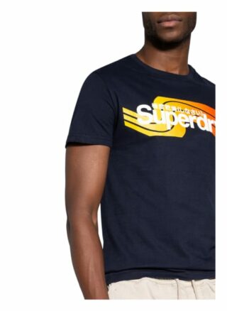 Superdry Cali T-Shirt Herren, Blau
