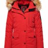 Superdry Everest Parka Parka Damen, Rot