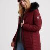 Superdry Icelandic Parka Damen, Rot