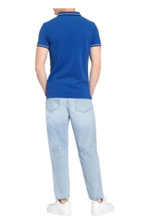 Superdry Pique-Poloshirt Herren, Blau