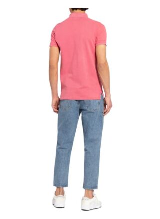 Superdry Piqué-Poloshirt Herren, Pink