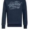 Superdry Sweatshirt Herren, Blau