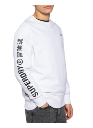 Superdry Sweatshirt Herren, Weiß