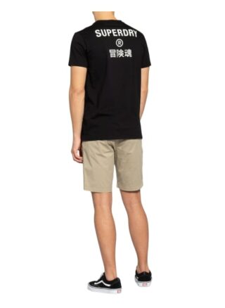 Superdry T-Shirt Herren, Schwarz