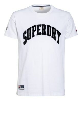 Superdry T-Shirt Herren, Weiß