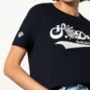 Superdry T-Shirts Damen, Blau