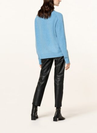 (THE MERCER) N.Y. Cashmere-Pullover Damen, Blau