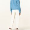 (THE MERCER) N.Y. Cashmere-Pullover Damen, Blau