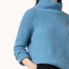 (THE MERCER) N.Y. Cashmere-Pullover Damen, Blau