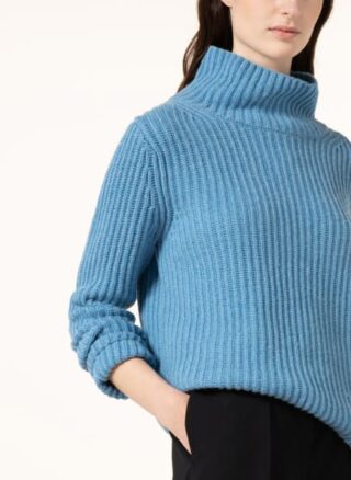 (THE MERCER) N.Y. Cashmere-Pullover Damen, Blau