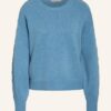 (THE MERCER) N.Y. Cashmere-Pullover Damen, Blau