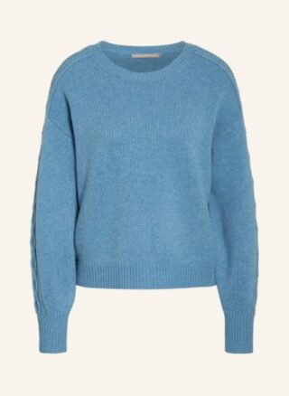 (THE MERCER) N.Y. Cashmere-Pullover Damen, Blau