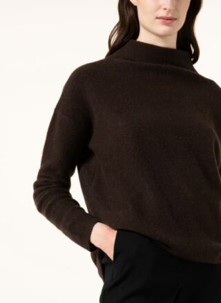 (THE MERCER) N.Y. Cashmere-Pullover Damen, Braun