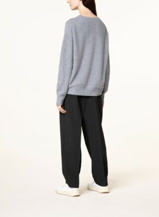 (THE MERCER) N.Y. Cashmere-Pullover Damen, Grau
