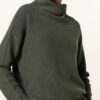 (THE MERCER) N.Y. Cashmere-Pullover Damen, Grün