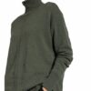 (THE MERCER) N.Y. Cashmere-Pullover Damen, Grün