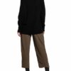 (THE MERCER) N.Y. Cashmere-Pullover Damen, Schwarz